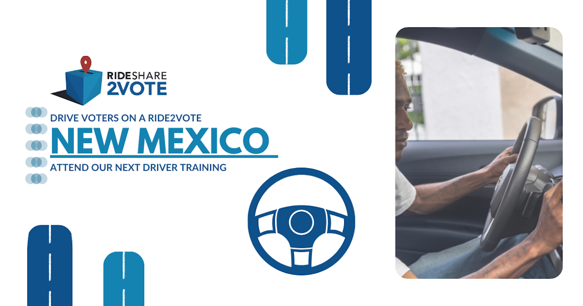 Rideshare2Vote New Mexico Help drive voters on a Ride2Vote! · Markers